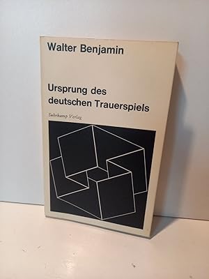 Ursprung des deutschen Trauerspiels. Revidierte Ausgabe besorgt von Rolf Tiedemann.
