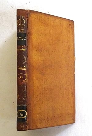 Seller image for The Poetical Works of Lord Lyttelton. With the Life of the Author, Bell's Edition in The Poets of Great Britain Complete from Chaucer to Churchill series. 1781 for sale by Tony Hutchinson