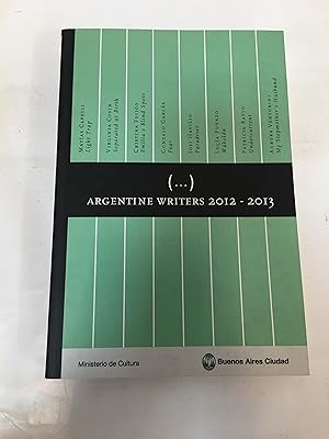 Argentine Writers 2012 - 2013