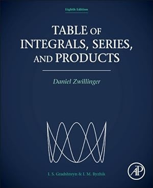 Seller image for Table of Integrals, Series, and Products for sale by GreatBookPrices