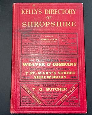 Kelly's Directory Of Shropshire 1937