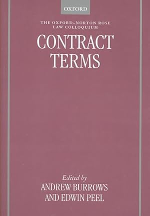 Immagine del venditore per Contract Terms venduto da GreatBookPrices