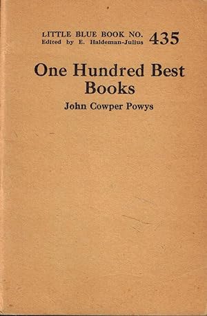 Seller image for Little Blue Book No. 435 - One Hundred Best Books for sale by UHR Books