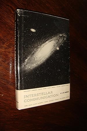 Image du vendeur pour Extraterrestial Intelligence & How to Communicate with Technologically Advanced Societies in our Galaxy : A collection of the best original articles via Interstellar Communication (first printing in rare DJ) mis en vente par Medium Rare Books