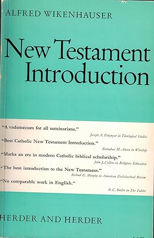Seller image for New Testament Introduction for sale by UHR Books
