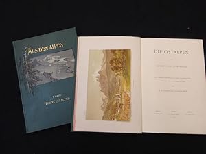 Aus den Alpen. 2 Bände: I. Die Westalpen. / II. Die Ostalpen. Illustriert von Edward Theodore Com...