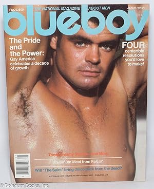 Imagen del vendedor de Blueboy: the national magazine about men; vol. 51, Jan. 1981: The Pride & the Power a la venta por Bolerium Books Inc.