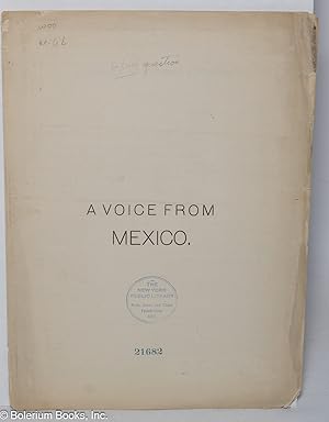 A Voice from Mexico