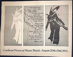 Confront Nixon at Miami Beach. August 20th-23rd, 1972 [poster]