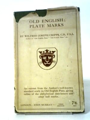 Seller image for Old English Plate Marks for sale by World of Rare Books