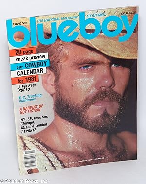 Blueboy: the national magazine about men; vol. 49, November 1980; 20 page preview of our cowboy c...