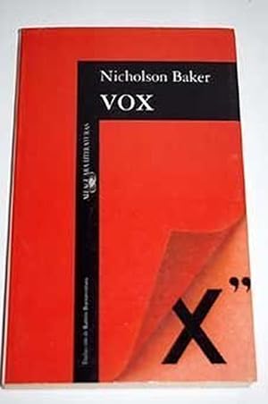 Seller image for Vox for sale by WeBuyBooks 2