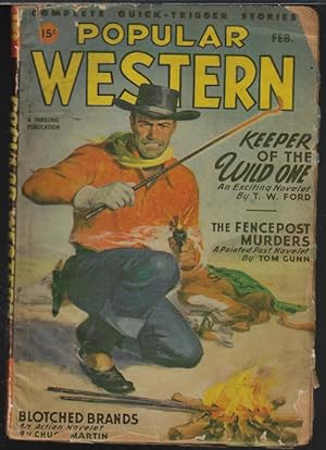 POPULAR WESTERN: February, Feb. 1947 ("McNelly Knows a Ranger")