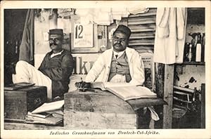 Ansichtskarte / Postkarte Deutsch-Ost-Afrika, Indischer Großkaufmann