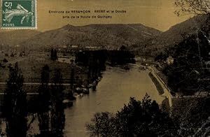 Ansichtskarte / Postkarte Besançon Doubs, pris de la Route de Quingey