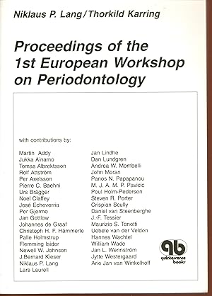 Imagen del vendedor de Proceedings of the 1st European Workshop on Periodontology: Charter House at Ittingen Thurgau, Switzerland February 1-4, 1993 a la venta por Bouquinerie Le Fouineur