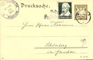 Privat-Ganzsache Bayern PP 11 C 1, 17. Deutscher Philatelistentag Regensburg 1905