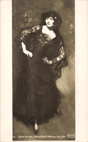 Künstler Ansichtskarte / Postkarte Sala, Jean, Salon 1910, Madame Polaire, Tänzerin, Schauspielerin