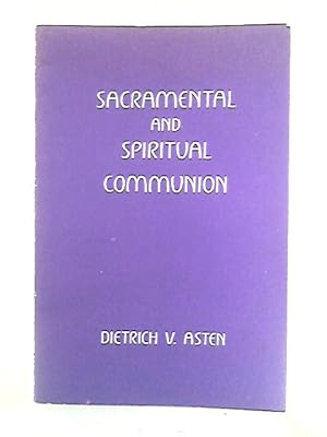 Seller image for Sacramental and Spiritual Communion for sale by World of Rare Books
