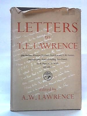Seller image for Letters to T. E. Lawrence for sale by World of Rare Books