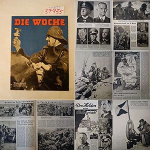 Die Woche Heft 6 / 10. Februar 1943 * ganzseitige Fotostrecke " D e n H e l d e n v o n S t a l i...
