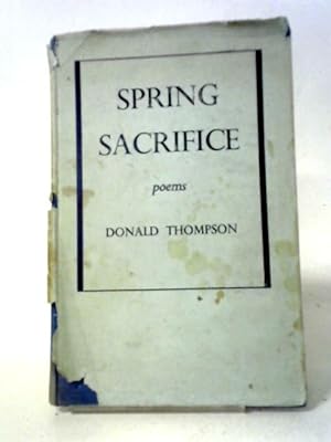 Bild des Verkufers fr Spring Sacrifice zum Verkauf von World of Rare Books