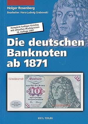 Seller image for Die deutschen Banknoten ab 1871 for sale by Antiquariat Torsten Bernhardt eK