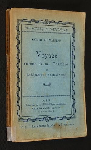 Bild des Verkufers fr Voyage autour de ma chambre et Le Lpreux de la Cit d'Aoste zum Verkauf von Abraxas-libris