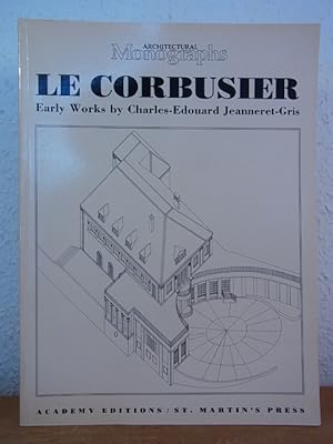 Bild des Verkufers fr Le Corbusier. Early Works by Charles-Edouard Jeanneret-Gris (Architectural Monographs Volume 12) zum Verkauf von Antiquariat Weber