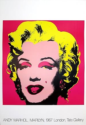 Vintage Poster - Marilyn 1967 Tate Gallery London (Fine art printing)