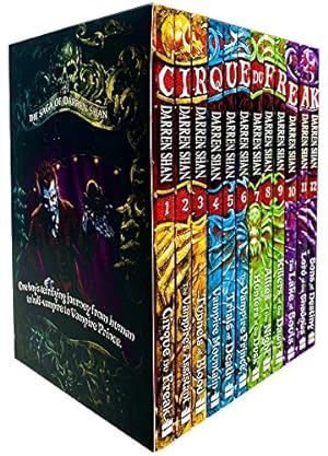 Seller image for The Saga of Darren Shan Pack, 12 books, RRP £71.88 (Allies of Night,Cirque du Freak,Hunters of Dusk,Killers of Dawn,Lake of Souls,Lord of Shadows,Sons of Destiny,Vampire Prince,Vampire's Assistant,Trials of Death,Tunnels of Blood,Vampire Mountain). for sale by WeBuyBooks 2