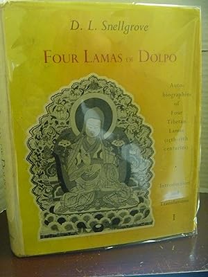 Bild des Verkufers fr Four Lamas of Dolpo. Autobiohraphies of Four Tibetian Lamas (15th-18th) Centuries . Vol 1 only Introduction and Translations zum Verkauf von kellow books