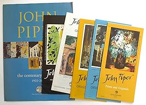 Six John Piper catalogues published by Goldmark Gallery. The Centenary catalogue, 1903-2003: Lith...