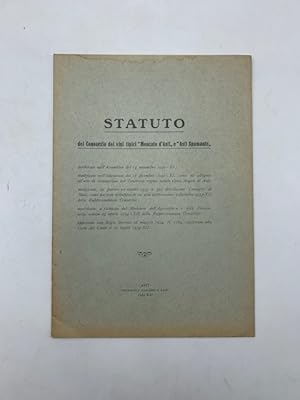 Statuto del Consorzio dei vini tipici Moscato d'Asti e Asti Spumante deliberato nell'Assemblea de...