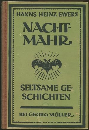 Bild des Verkufers fr Nachtmahr. Seltsame Geschichten. (21. bis 35. Tausend). zum Verkauf von Schsisches Auktionshaus & Antiquariat