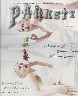 Bild des Verk�ufers f�r Parkett Magazine No. 45: Matthew Barney, Sarah Lucas, Roman Signer + Insert by Elliott Puckette zum Verkauf von Books by Artists