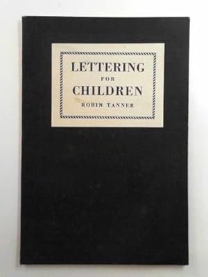Seller image for Lettering for children for sale by Cotswold Internet Books