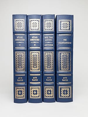 ATLAS SHRUGGED [In Two Volumes]; WE THE LIVING; [Bound with] ANTHEM; THE FOUNTAINHEAD [Four Volumes]
