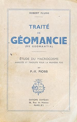 Imagen del vendedor de Trait de Gomancie (De Geomantia). tude du Macrocosme a la venta por Bouquinerie L'Ivre Livre