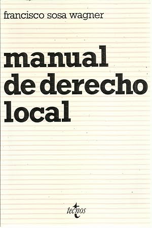 Seller image for Manual de Derecho local for sale by TU LIBRO DE OCASION