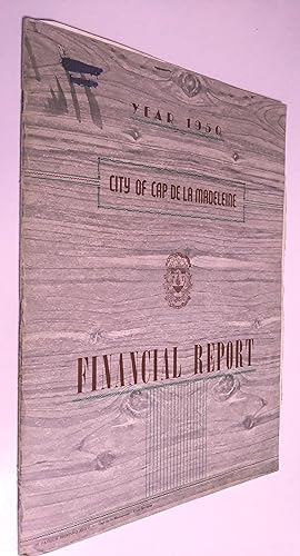 Cité du Cap-de-La-Madeleine, Rapport financier, année 1950, bilingue