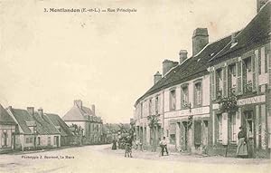 Postkarte Carte Postale 13975075 Montlandon Eure-et-Loir Rue Principale