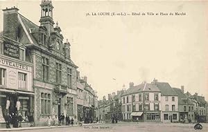 Postkarte Carte Postale 13975083 La Loupe 28 Eure-et-Loir HÃ tel de Ville et Place du MarchÃ