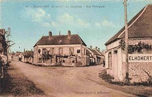 Postkarte Carte Postale 13975505 Belhomert-Guehouville 28 Eure-et-Loir Carrefour Rue Principale