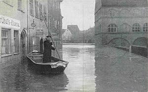Postkarte Carte Postale 73976189 Nuernberg Hochwasser Katastrophe Gruebelstrasse Februar 1909