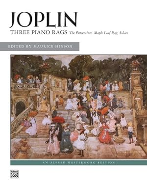 Bild des Verkufers fr Three Piano Rags : Alfred Masterwork Edition zum Verkauf von GreatBookPrices