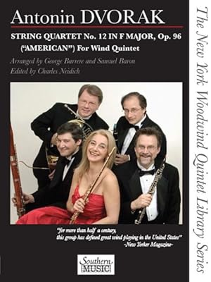Seller image for String Quartet No. 12 in F Major, Op. 96 - "American" for Wind Quintet : The New York Woodwind Quintet Library Series for sale by GreatBookPrices