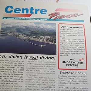 The Underwater Centre, Fort William - Publicity leaflet for the Divig Centre at Fort William, Sco...
