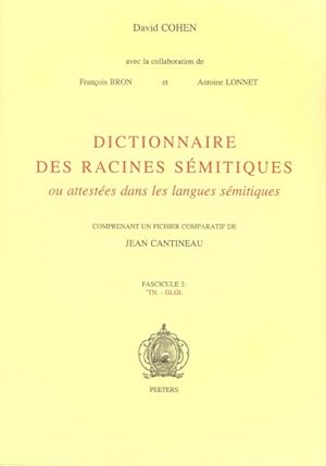 Seller image for Dictionnaire Des Racines Semitiques Ou Attestees Dans Les Langues Semitiques -Language: French for sale by GreatBookPrices
