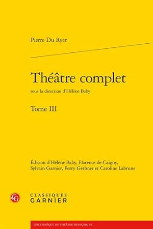 Image du vendeur pour Theatre Complet -Language: French mis en vente par GreatBookPrices